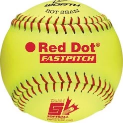 Rawlings 12" Red Dot PX2RYLC Optic Softball-Single