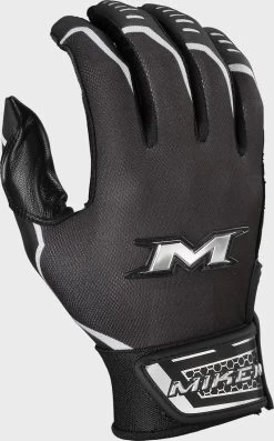 Miken Senior Pro Series Slopitch MPSP-B Batting Glove-Pair