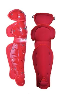 All-Star Intermediate 14.5" Player's Series LG1216PS Catchers Leg Guards -Baseball Promotion Store Shop Allstar Intermediate 14 5 Players Series LG1216PS Catchers Leg Guards Red Edmonton Canada