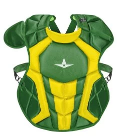 All-Star Intermediate 15.5" System 7 Axis CPCC1216S7X NOCSAE Catcher's Chest Protector -Baseball Promotion Store Shop Allstar Intermediate 15 5 System 7 Axis CPCC1216S7X NOCSAE Catchers Chest Protector Green Gold Edmonton Canada