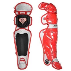 All-Star Senior 15.5" Pro System 7 LG30SPRO Catcher's Leg Guards -Baseball Promotion Store Shop Allstar Senior 15 5 Pro System 7 LG30SPRO Catchers Leg Guards Red Silver Edmonton Canada
