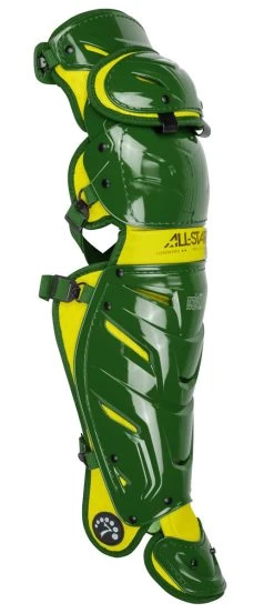 All-Star Senior 16.5" Pro System 7 Axis LG40WPRO Catcher's Leg Guards -Baseball Promotion Store Shop Allstar Senior 16 5 Pro System 7 Axis LG40WPRO Catchers Leg Guards Green Gold Edmonton Canada