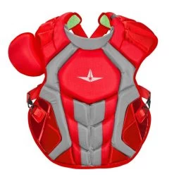All-Star Senior 16.5" System 7 Axis CPCC40PRO NOCSAE Catcher's Chest Protector -Baseball Promotion Store Shop Allstar Senior 16 5 System 7 Axis CPCC40PRO NOCSAE Catchers Chest Protector Red Silver Edmonton Canada