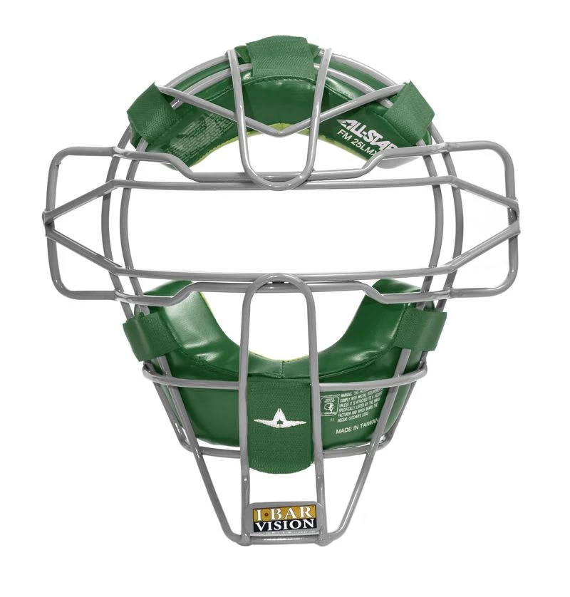 All-Star Senior FM25LMX Traditional Hollow Steel Leather Pads Catcher's Facemask 4 All-Star Senior FM25LMX Traditional Hollow Steel Leather Pads Catcher's Facemask - Image 2