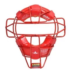 All-Star Senior FM25LMX Traditional Hollow Steel Leather Pads Catcher's Facemask 11 All-Star Senior FM25LMX Traditional Hollow Steel Leather Pads Catcher's Facemask -Baseball Promotion Store Shop Allstar Senior FM25LMX Traditional Hollow Steel Leather Pads Catchers Facemask Red Edmonton Canada