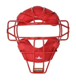 All-Star Senior FM25LUC Traditional Hollow Steel Catcher's Facemask -Baseball Promotion Store Shop Allstar Senior FM25LUC Traditional Hollow Steel Catchers Facemask Red Edmonton Canada