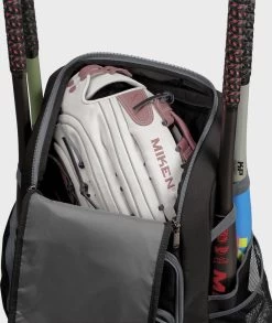 Miken Pro Deluxe Backpack -Baseball Promotion Store Shop Miken Pro Deluxe Backpack Black Edmonton Canada Store 2