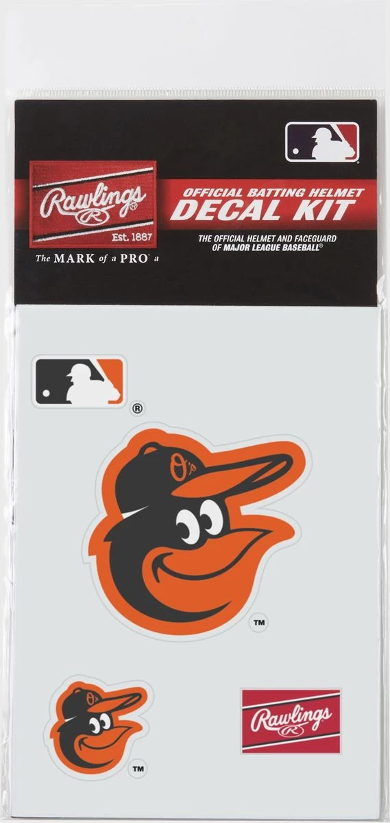 Rawlings MLB Helmet Decal Kit 4 Rawlings MLB Helmet Decal Kit - Image 2