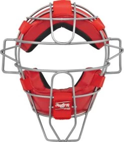 Rawlings Senior LWMX2 Lightweight Hollow Wire Catcher's Facemask -Baseball Promotion Store Shop Rawlings Senior LWMX2 Lightweight Hollow Wire Catchers Facemask Red Edmonton Canada