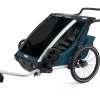 Thule Chariot Cross 2 Double Child Trailer -Baseball Promotion Store Shop Thule Chariot Cross 2 Double Child Trailer Majolica Blue Edmonton Canada View 1
