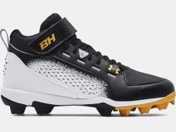 Under Armour Junior Harper 6 Mid 3024325-001 Rubber Baseball Cleat