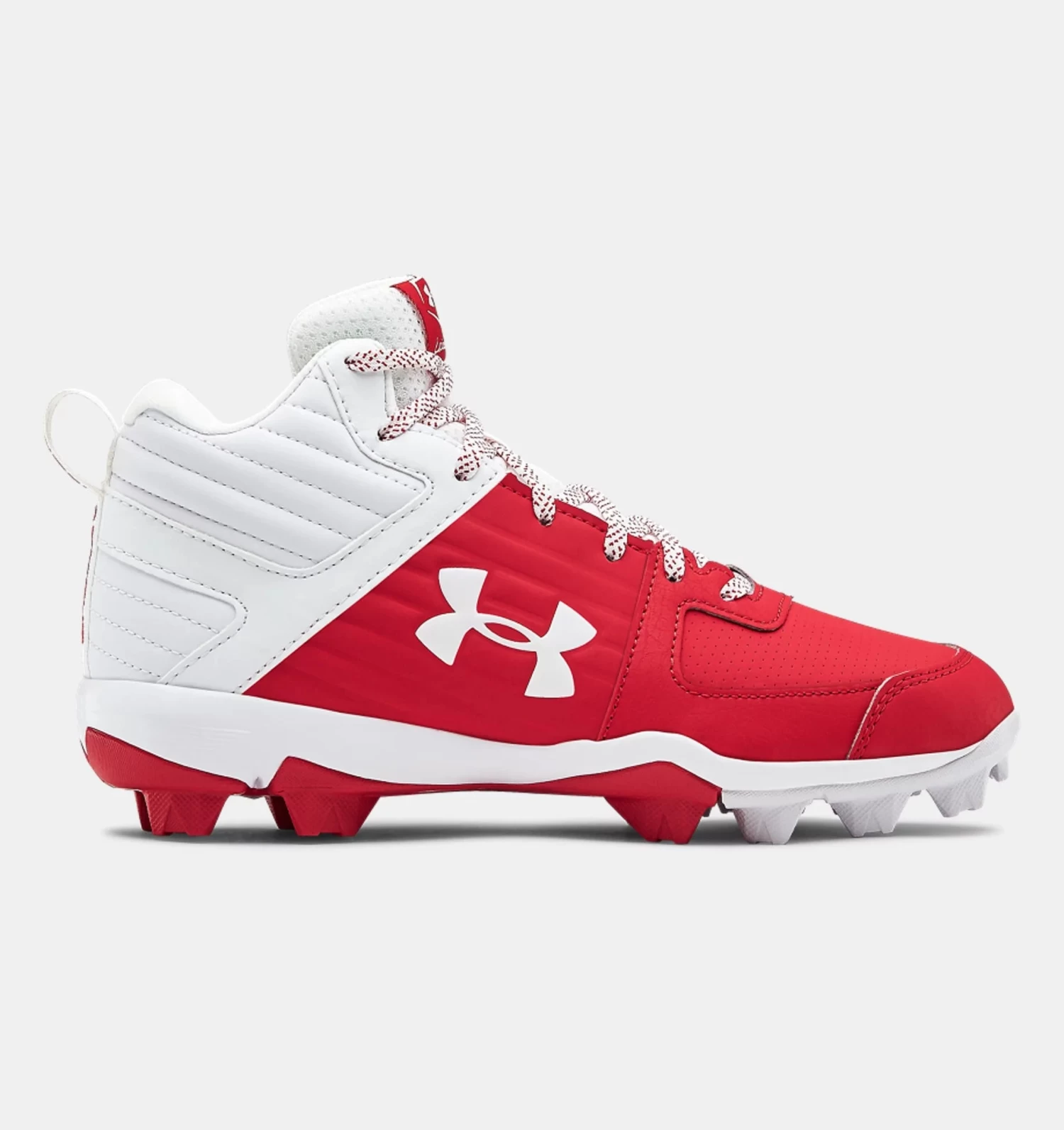 Under Armour Junior Leadoff Mid Rubber 3022070-600 Baseball Shoe