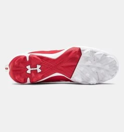 Under Armour Junior Leadoff Mid Rubber 3022070-600 Baseball Shoe -Baseball Promotion Store Shop Under Armour Junior Leadoff Mid Rubber 3022070 600 Baseball Shoe Edmonton Canada Store 3