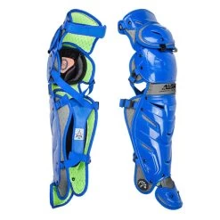 All-Star Senior 15.5" Pro System 7 Axis LG40SPRO Catcher's Leg Guards -Baseball Promotion Store shop allstar senior 15 5 pro system 7 axis lg40spro catchers leg guards royal silver edmonton canada