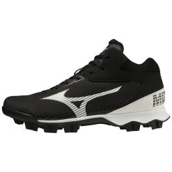 Mizuno Senior Wave Lightrevo 320675.9000 Mid TPU Baseball Cleat