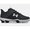 Under Armour Junior Leadoff RM Low 3025600-001 Rubber Baseball Cleat -Baseball Promotion Store shop under armour junior leadoff rm low 3025600 001 rubber baseball cleat black white edmonton canada