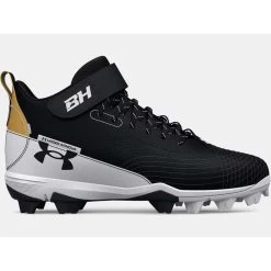 Under Armour Men's Harper 7 RM Mid 3025587-001 Rubber Baseball Cleat