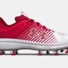 Under Armour Men's Yard MT Low 3025591-600 TPU Baseball Cleat -Baseball Promotion Store shop under armour mens yard mt low 3025591 600 tpu baseball cleat red white edmonton canada
